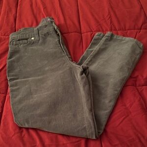 Gloria Vanderbilt Amanda Sliming Corduroy Pants in Gray Women 10 Short NWOT $54